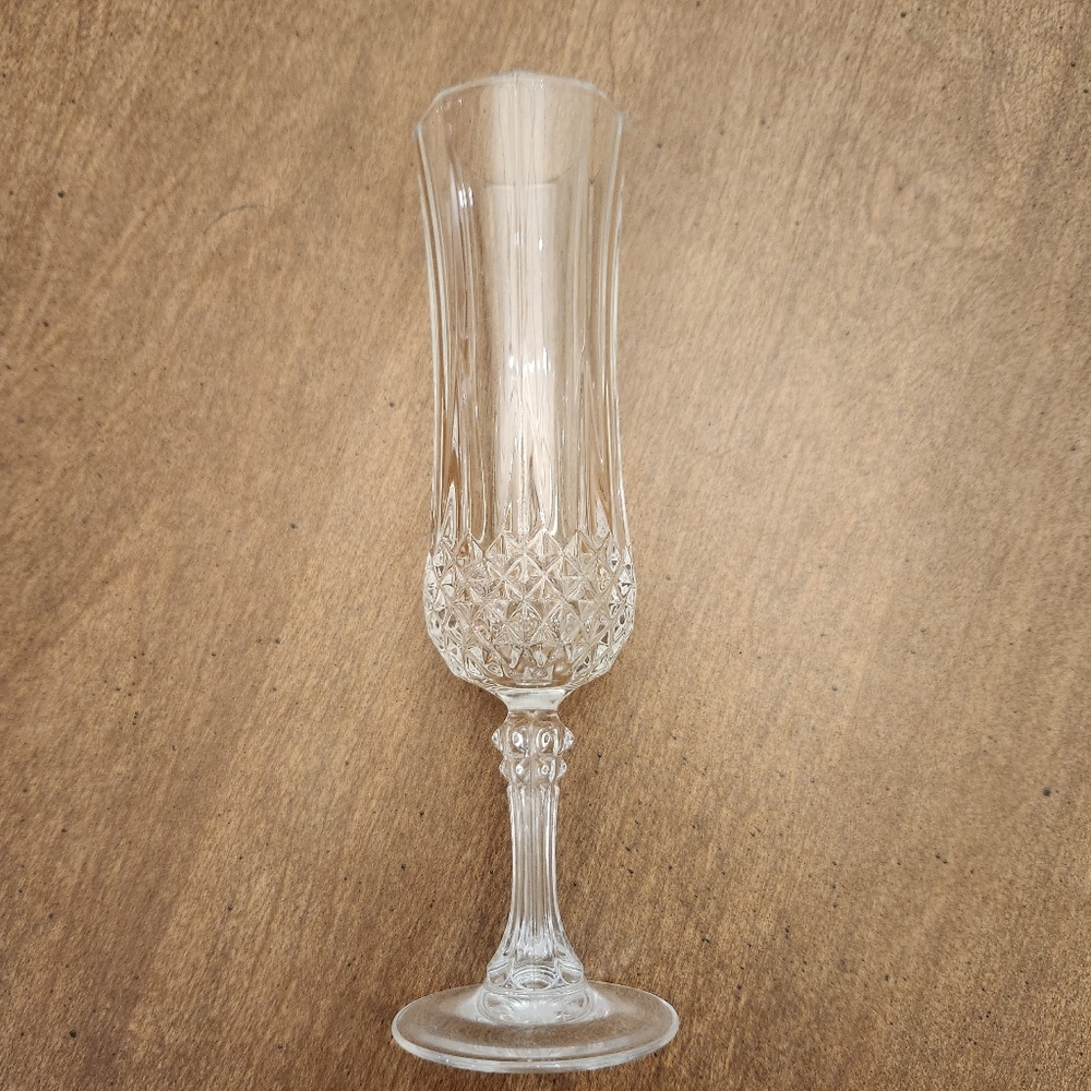 Cristal D'arques Longchamp Crystal Champagne Glass
